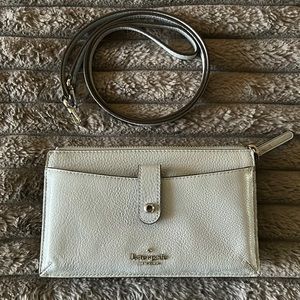 Light blue Kate Spade clutch/crossbody